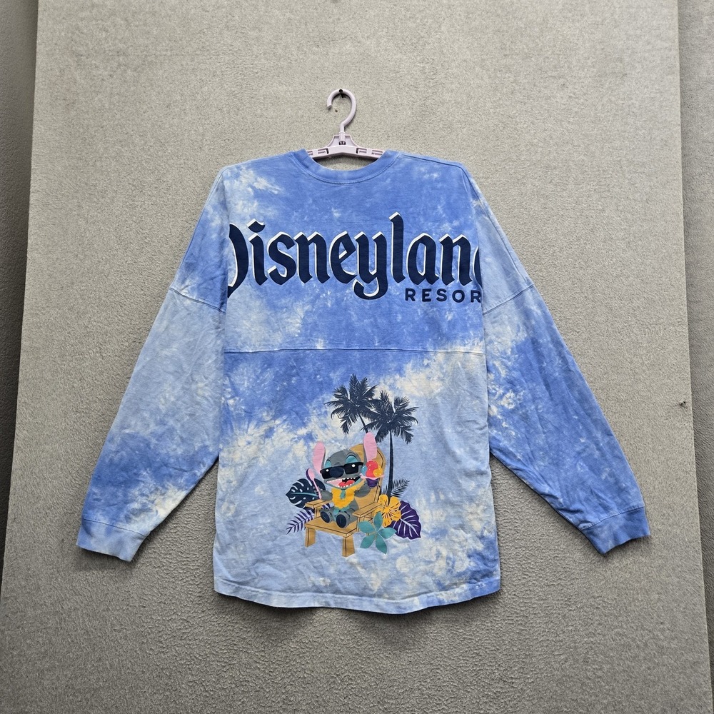 Disney Parks x Spirit Jersey Men Shirt XXL Blue Tie Dye Disneyland READ